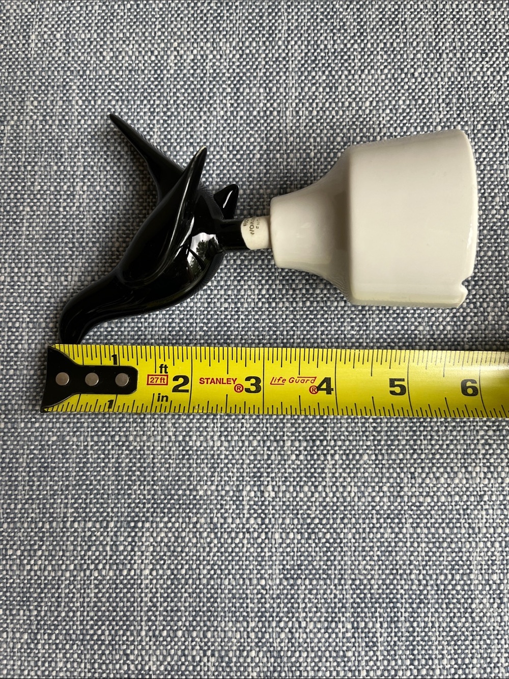 Pie Bird Vintage Porcelain Vent Funnel Crust England 2 piece Blackbird - Picture 11 of 12